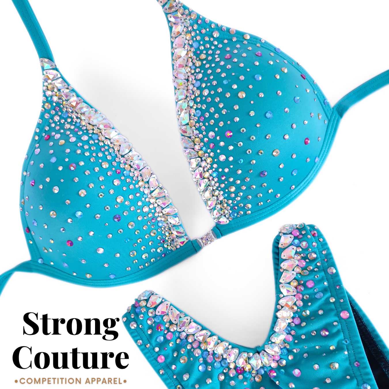 Bikini BIG TURQUOISE GEMSTONES