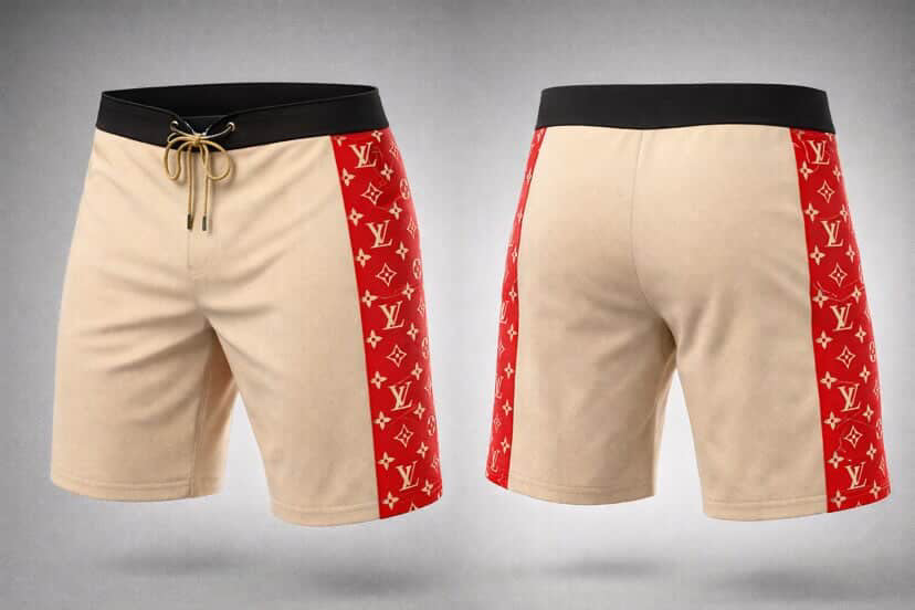 Shorts Men's physique estampado personalizado