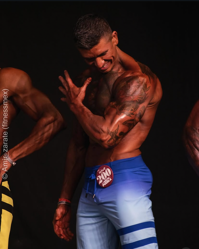 Shorts Men's physique gradient strippes