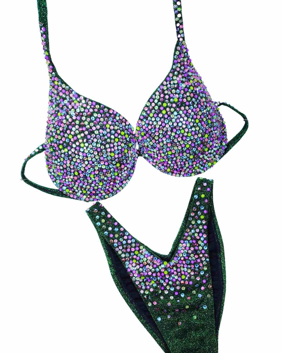 Bikini Full bling rainbow