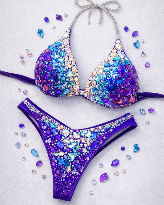 Bikini Sultana violet IFBB