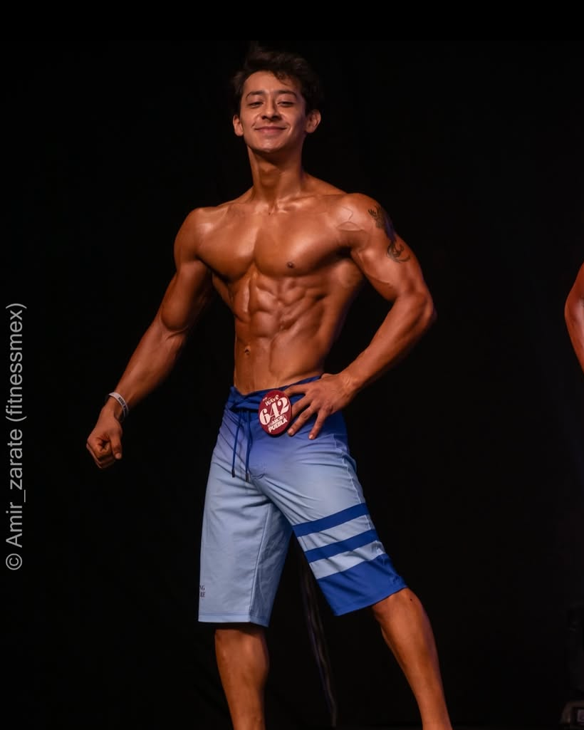 Shorts Men's physique gradient strippes