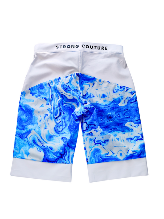 Shorts Men's physique light blue marble