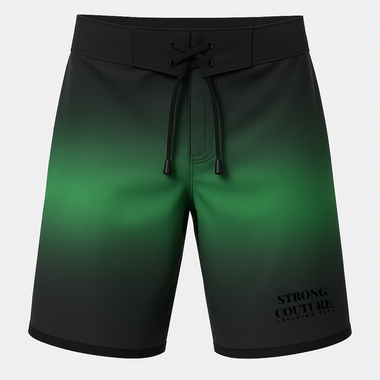 Shorts men's physique "Darkest green"